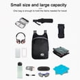 thumbnail image 3 of Mochila plegable para viajes al aire libre, impermeable, deportes, senderismo, mochilas (negro) JShteea  Para Estrenar, 3 of 8