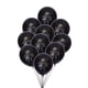 thumbnail image 1 of KAKOWELY 10 globos decorativos con impresión de graduación para fiesta de estudiantes de posgrado (negros), 1 of 5