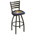 thumbnail image 6 of Montana 30 Inch L014 Black Wrinkle With Ladder Back Bar Stool, 6 of 7