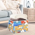 thumbnail image 5 of Orange Roof Coast Large Storage Bins with Linen Collapsible Lid Storage Box 16.7 x 12.6 x 11.8in, 5 of 7