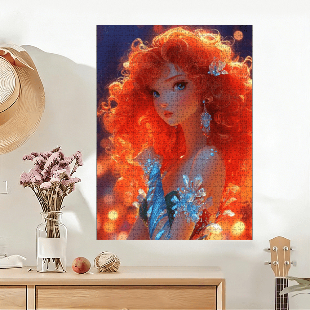 A Box of (1000pcs) Adult Puzzles, Character Landscape Theme, High Difficulty, Suitable for Adults, Family Entertainment, Home Decoration.29.4*19.6 in