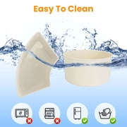 Divided Serving Tray with Lid and Handle 360° Rotatable Snack Container with 6 Dividers Clear Portable Snack Platters for Serving Perfect for Party Picnic S