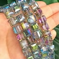 thumbnail image 2 of HOOUN 2-10mm Colorful Cube Austrian Crystal Square Loose Beads For Jewelry Making DIY-Dark Blue-6mm 50pcs, 2 of 7