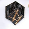 thumbnail image 3 of Hexagon Plate Set Paper Cup Paper Black  8, 3 of 6