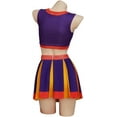 thumbnail image 4 of Kim Cheerleader Sportswear Top and Skirt Set High School Cheerleading Outfit, 4 of 6