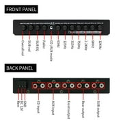 Arealer Professional 7 Band Car Equalizer Multifunctional Car Audio EQ Tuning Crossover Parametric Equalizer Car Audio Equalizer