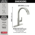 thumbnail image 3 of Delta Keele: Single-Handle Pull-Down Kitchen Faucet, 3 of 7