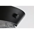 thumbnail image 3 of Nuvo Lighting Boliver 3 Light Flush Mount - Matte Black Finish - Clear Seeded Glass, 3 of 15