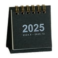 UPHUNAL 2025 Mini Small Desk Calendar Unprinted Wind Calendar Punch