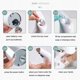 thumbnail image 5 of Dispensador De Jabón Por Inducción, Dispensador Automático De Jabón, Dispensador De Jabón Infrarrojo Sin Contacto Impermeable, Baño Y Cocina, Porcelana Blanca 400 Ml, 5 of 5