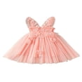 thumbnail image 1 of Robe de Fête pour Bébé Fille Robe Sans Manches Papillon Ligne A Princesse, 1 of 8
