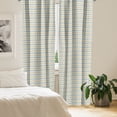 thumbnail image 2 of Ambesonne Beige Curtains, Herringbone Line Pattern, Pair of 28"x63", Beige Stale Blue Dust, 2 of 5