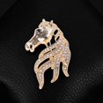 thumbnail image 4 of Osdhezcn Vintage Zodiacs Horse Brooch Elegant Alloy Pin For Women Unique Design Fashion Accessory, 4 of 10