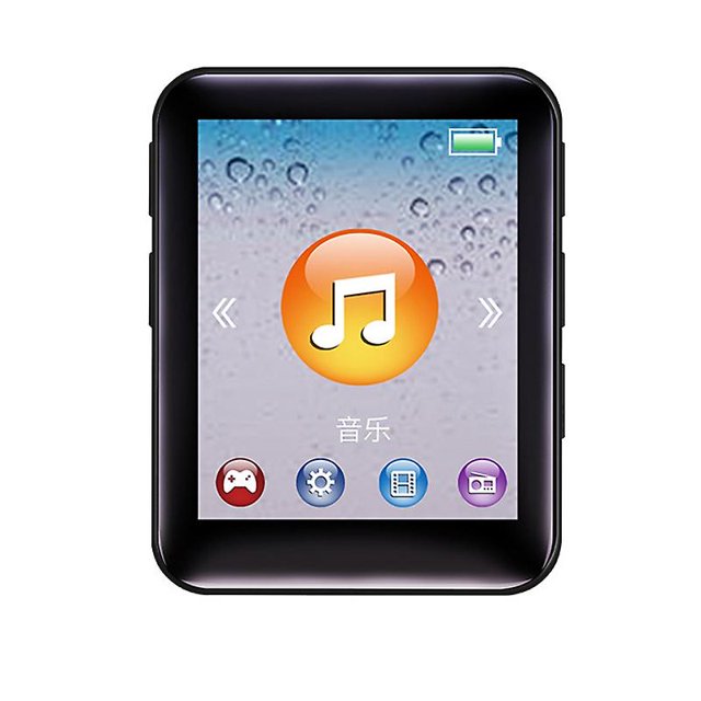 Reproductor de MP3 de 1,8 pulgadas Reproductor de música con botones Reproductor de MP3 portátil de 4 GB con parlantes Alta fidelidad sin pérdidas