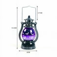 thumbnail image 2 of Halloween LED Lamp Flame Lantern Hanging Decor Pumpkin Castle Witch Party Light, 2 of 4