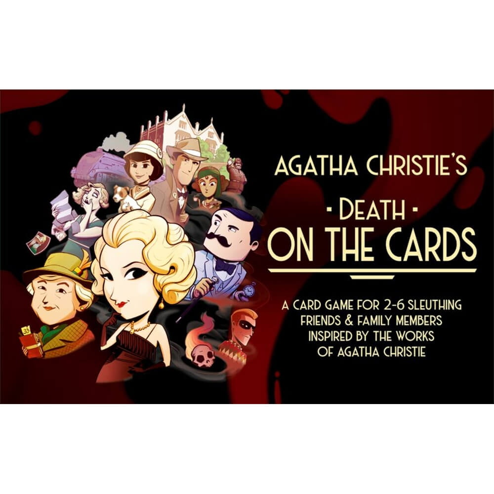 Agatha Christie's: Death on The Cards Family Card Game for Ages 10+, from Asmodee