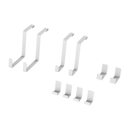 Versarac 10 Piece Accessory Kit For Garage Storage Racks S Hooks J Versarac 10 Piece Accessory Kit For Garage Storage Racks S Hooks J White