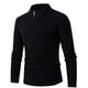 thumbnail image 2 of Suéteres Para Hombres Suéteres de Otoño Invierno Suéter de Cuello Alto Media Cremallera de Punto Camisa de Manga Larga Con Dobladillo Inferior Odeerbi ODB175901, 2 of 7