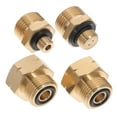 thumbnail image 3 of Miangastore Adaptateur Professionnel de Propane 4 Pcs pour Remplissage de Gaz, Convertisseur de Réservoir de Gaz Résistant à l'Usure, Adaptateur de Gaz pour Fournaise Extérieure, Petit Convertisseur de Propane pour Fournitures de Camping (Norme UE), 3 of 9