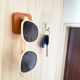 thumbnail image 1 of Estante de almacenamiento de gafas montado en la pared Marco de gafas de madera Marco de gafas montado en la pared Estante de almacenamiento de gafas de sol montado en la pared, 1 of 1