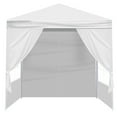 thumbnail image 6 of Riwcyla 6.5'x6.5' Compact Outdoor Canopy Tent, Waterproof 90G PE Fabric with Removable Sidewalls & Windows for Small Spaces, 6 of 7