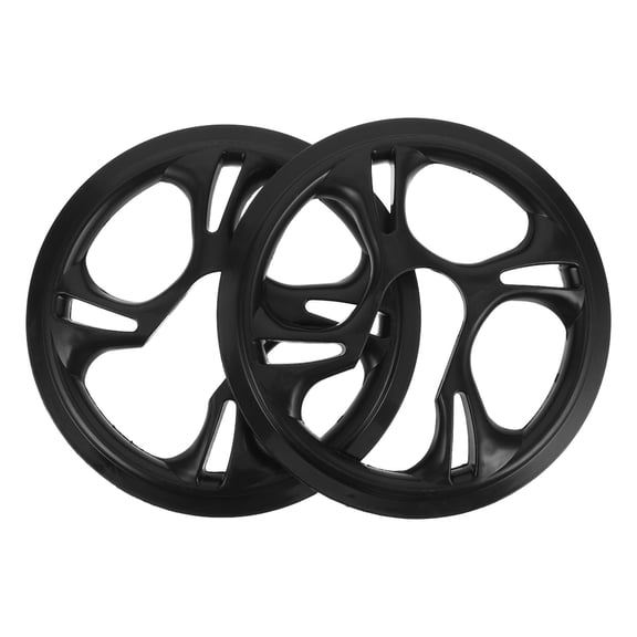YOSADIER 2-Pack Universal Bike Crankset Chainring Guard 42 Teeth Chain Wheel Cover for Mountain and Road Bikes