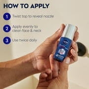 NIVEA MEN Age Defense Advanced Serum for Dark Spots and Wrinkles, Hyaluronic Acid, 1 fl oz