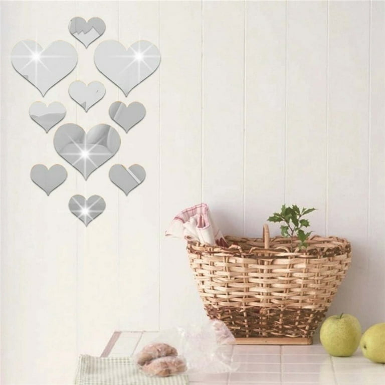 2cm*2cm Mosaic DIY Heart Love Smile Map Pattern Crystal Reflective Mirror  Wall Stickers - China Large Wall Sticker, Mirror Wall Stickers