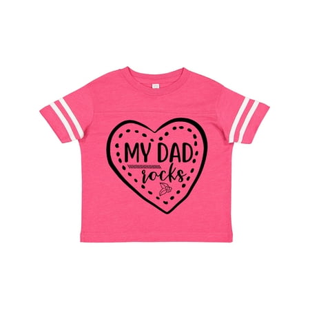 

Inktastic My Dad Rocks Design Gift Toddler Boy or Toddler Girl T-Shirt