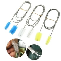 Ludlz Flexible Drain Brush, 61 Double Ended Stainless Steel Long Pipe Cleaners for Fish Tank,Hose/Glass Tube,Shower Sink Drain,Home Kitchen