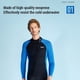 thumbnail image 3 of Cuerpo completo de una pieza del adulto de los Wetsuits del neopreno de 3m m de los hombres de largo, 3 of 8