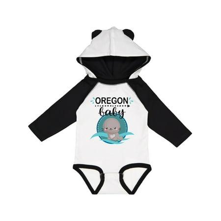 

Inktastic Oregon Baby Gift Gift Baby Boy or Baby Girl Long Sleeve Bodysuit