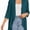 Green, variant on Women's Open Front Cardigan, 3/4 Sleeve Waterfall Ruffle Hem Casual Top