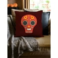 thumbnail image 2 of Awkward Styles Sugar Skull Decorative Pillow Covers Mexican Red Throw Cushion Case, 2 of 2