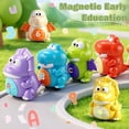 thumbnail image 5 of 2026 Dinosaur Magnetic Number Train Set for Toddlers 1-3, Magnetic Train Set for Toddlers Learning Toy, Train Toys for Toddlers 1-3,Dancing Singing Dinosaur Train Educational Toy for Girls Boys, 5 of 6