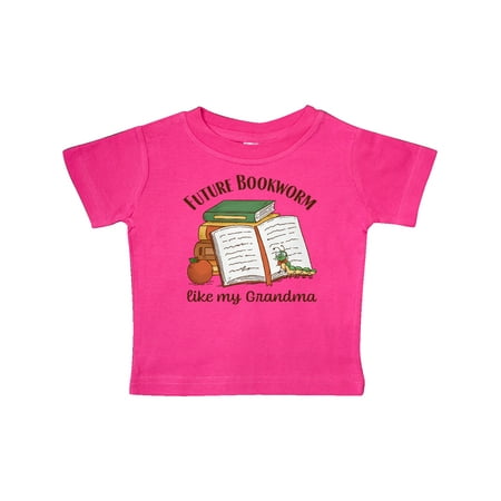 

Inktastic Future Bookworm Like My Grandma Gift Baby Boy or Baby Girl T-Shirt