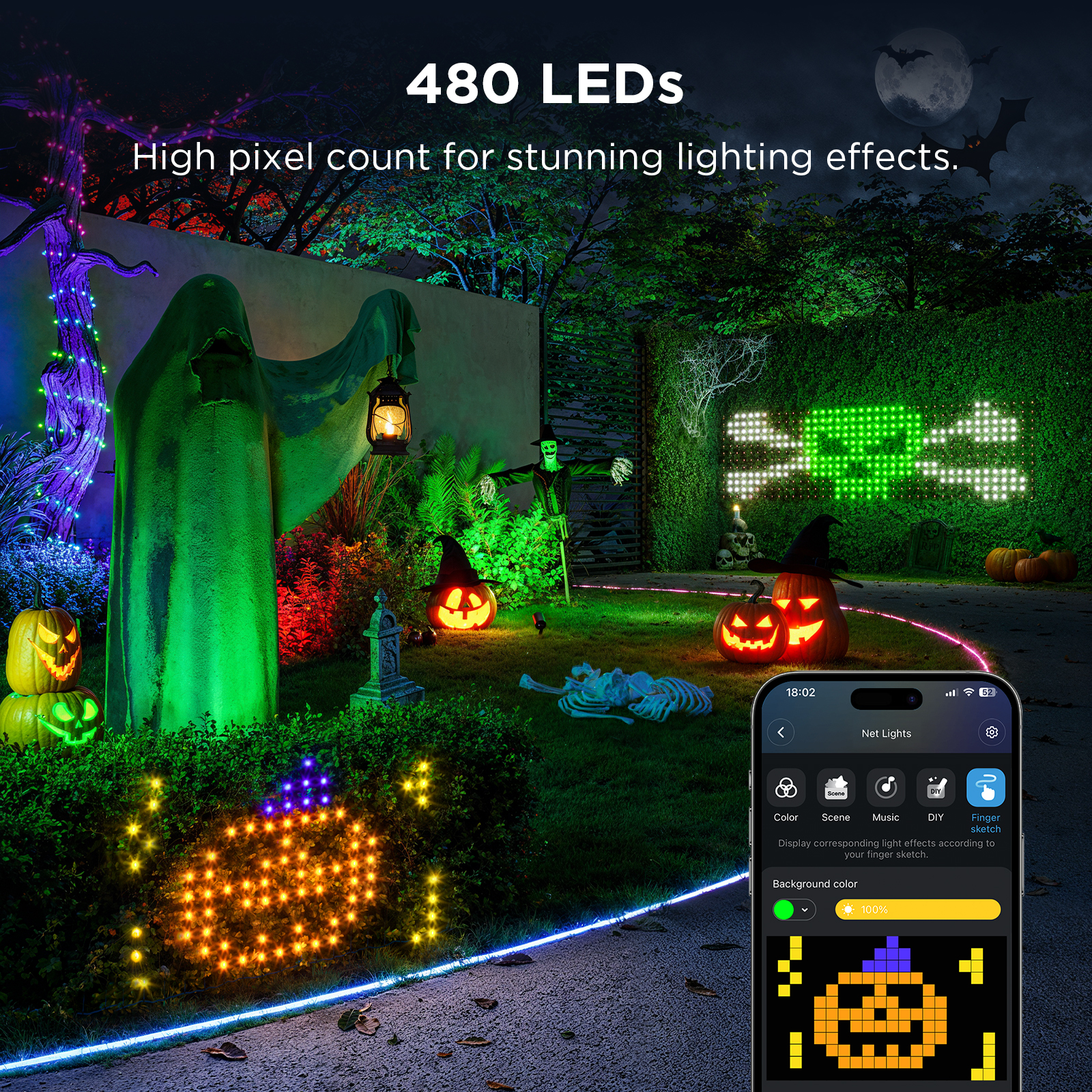 Govee LED Net Lights for Bushes, 2.8ft x 9.5ft photo 6