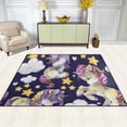 thumbnail image 3 of Coolnut Lightweight Soft Area Rugs 63 x 48 in, Cute Unicorn Watercolor Floor Mat for Kids Playing Room Hardwood Floor Living Room Nursery Rugs, 5'3" x 4', 3 of 6