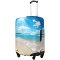 thumbnail image 2 of Travel Luggage Cover for Suitcase Tsa Approved, Washable Elastic Suitcase Protector, Bright Sunshine Summer Beach Suitcase Cover Anti-scratch Baggage Cover Fits 22-24 Inch Luggage Sleeve Medium, 2 of 6