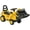 Yellow 629, variant on Ride On Excavator for Kids 3+ Years, Yellow ABS Bulldozer with Under Seat Storage, Pull Cart and Front Loader, 31.5 Inch Sit and Scoot Construction Toy for Sand and Snow