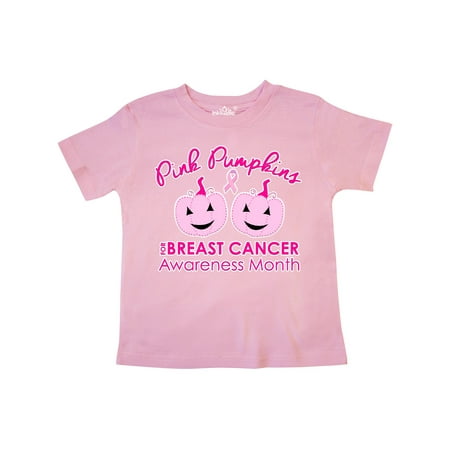 

Inktastic Pink Pumpkins for Breast Cancer Awareness Gift Toddler Boy or Toddler Girl T-Shirt