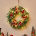 thumbnail image 2 of Billuyoard Guirnalda navideña de 3 piezas con cinta y luces. Guirnaldas colgantes para armario. Fácil de colgar y guardar. Perfecta para Kits de decoración para fiestas Estilo de nuez de ginkgo, 2 of 6
