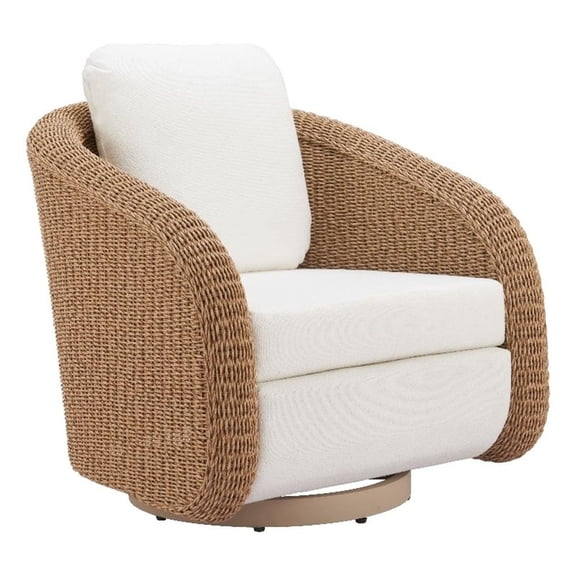 Solara Swivel Chair Ivory