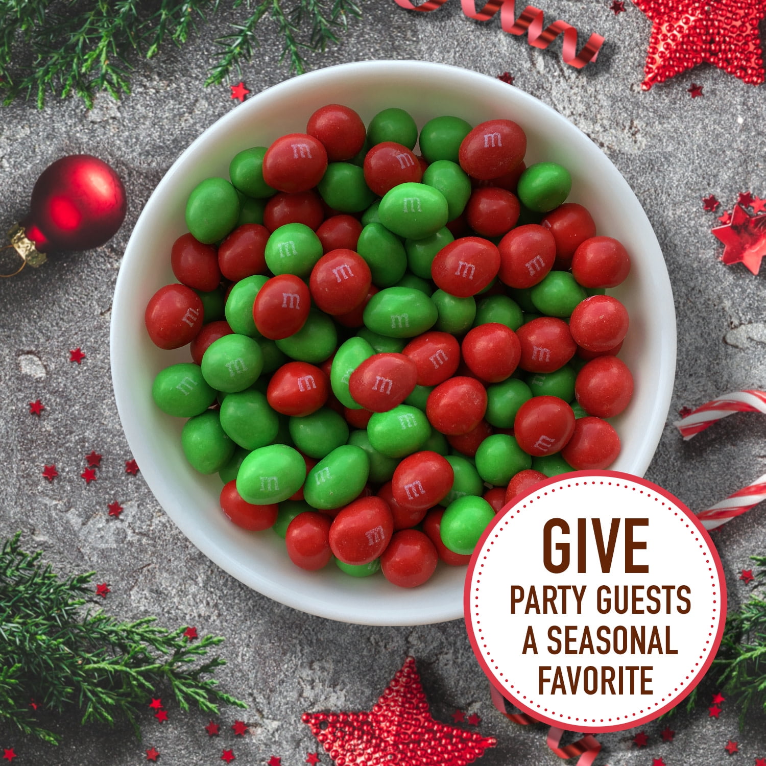 (3 pack) M&M's Peanut Milk Chocolate Christmas Candy - 3.1 oz Box