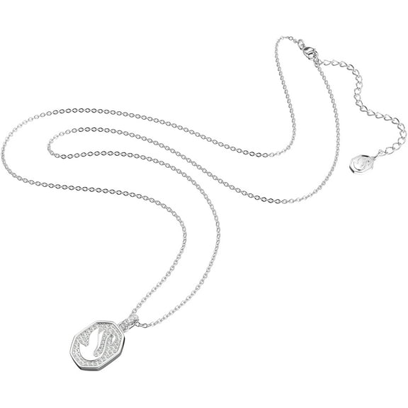 Swarovski 5628544 Women's Signum Swan Rhodium Plated Y Necklace