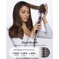 thumbnail image 5 of 5 in 1 Hot Air Styler, Dual Voltage Hair Dryer Brush for Travel, Ionic Anti-Frizz Hair Styling Tool for Curling, Straightening, Volumizing, No Heat Damage, for All Hair Types, with Travel Bag, 5 of 10