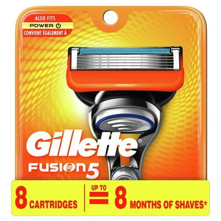 8 Count | Gillette Fusion5 Men's Razor Blade Refills Cartridge | Brand New