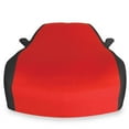 thumbnail image 3 of 2005-2013 C6, Z06, ZR1, Grand Sport Corvette Ultraguard Stretch Satin Indoor Car Cover : Sport Series Red/Black, 3 of 3