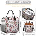 thumbnail image 5 of OBREWU Pioneer Flower Womens Lunch Box for Work,Insulated Large Pioneer Flower Lunch Bag for Women,Loncheras Para Mujer,Leakproof Adult Lunch Bag for Work,Beach,Travel,Picnic,Camping, 5 of 7
