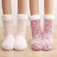 thumbnail image 2 of Fuzzy Socks Warm Soft Padded Slipper Sock Sleep Stocking, 2 of 5
